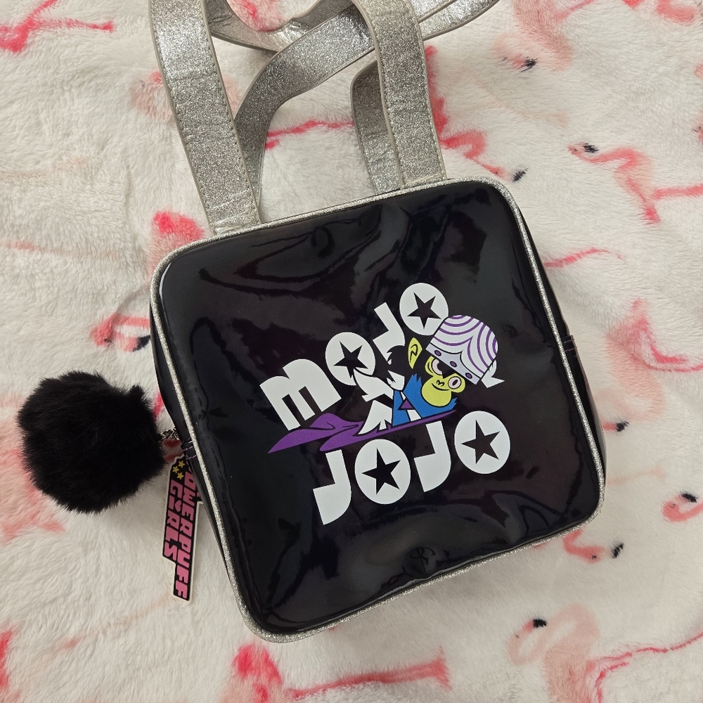 Dolls kill Powerpuff Girls Mojo Jojo Black Shoulder Bag Purse - Picture 2 of 11